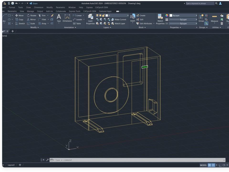 CAD 3D-element